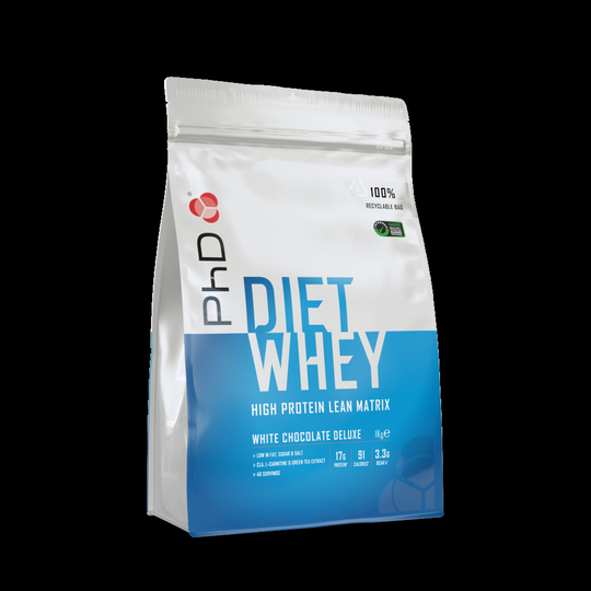(White Chocolate, 1 kg) PhD Nutrition Diet Whey Slimming Weight Loss Meal Replacement Protein Shake