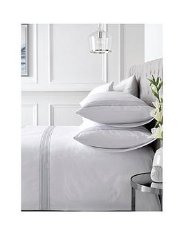 Appletree Embroidered Band 100% Cotton Duvet Cover Set