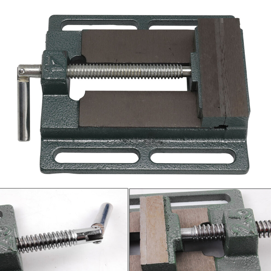 Nice Jaw Pillar Drill Press Vice Wood Clamp Cast Iron Heavy Duty Work Bench