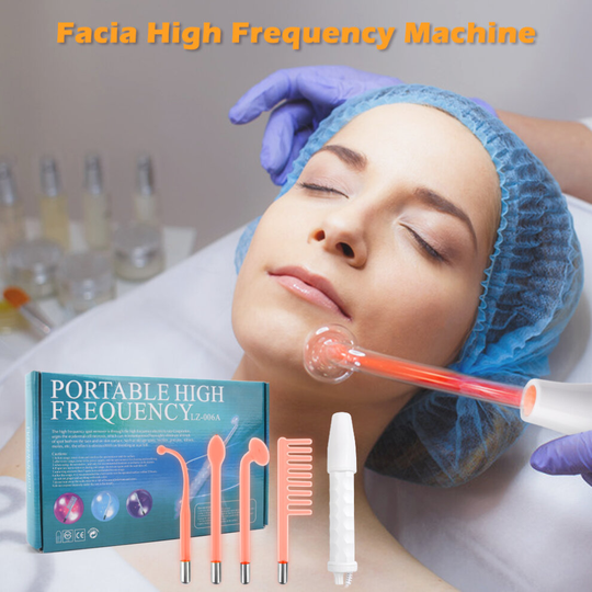 (RED ) Argon Treatment Acne Electrotherapy High Frequency Facial Machine