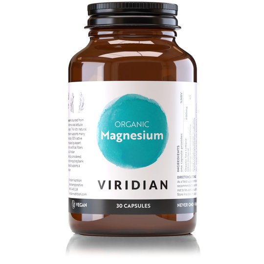 Viridian Organic Magnesium, 30 Capsules