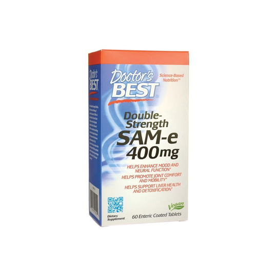 Doctor's Best SAM-e, 60 tablets - 400mg Double Strength