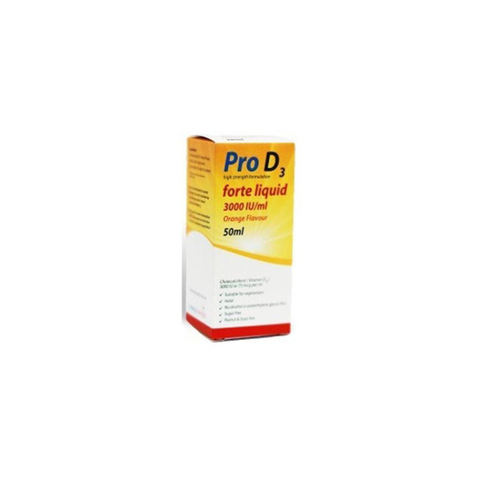 Pro D3 Forte 3000IU Vitamin D3 Liquid 50ml