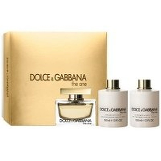 Dolce & Gabbana The One EAU DE PERFUME SPRAY 75ML + BODY LOTION 100ML + SHOWER GEL 100ML