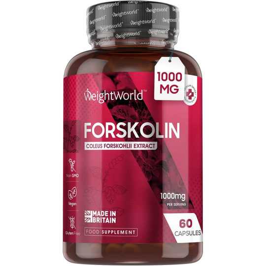 WeightWorld Pure Forskolin Capsules 1000mg - 60 Vegan Capsules