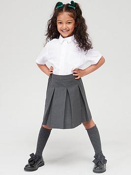 Everyday Girls 3 Pack Short Sleeve Blouses - White, White, Size Age: 3-4 Years, Women