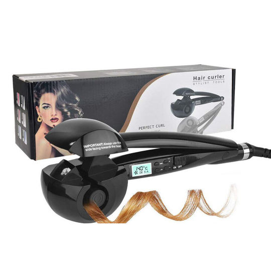Hair Curler for Women, LCD Ceramic Automatic Curling Perfect Curl Tool.