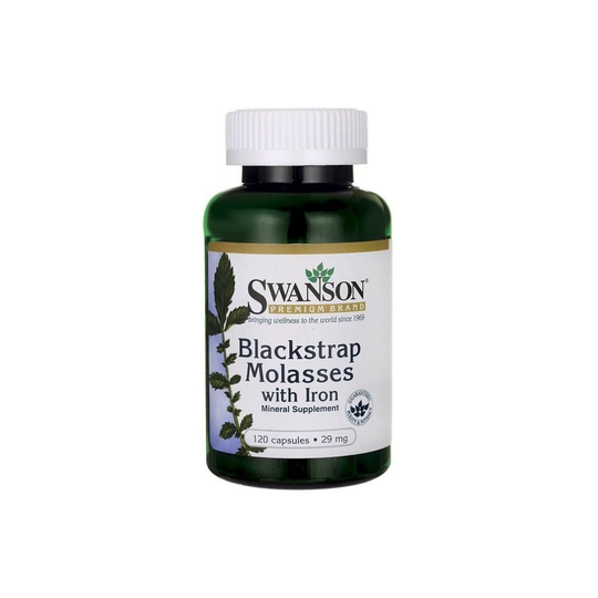 Swanson Blackstrap Molasses with Iron, 29mg - 120 caps