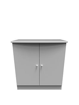 Swift Verve Ready Assembled 2 Door Cabinet - Grey