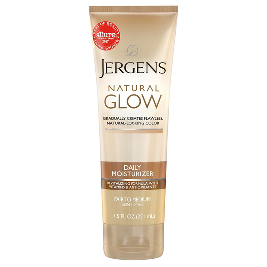 Jergens Natural Glow Revitalizing Daily Moisturizer for Fair to Medium Skin Tones 222 ml Moisturizer