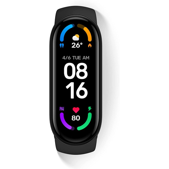 Xiaomi Mi Smart Band 6 - 1.56'' AMOLED Touch Screen, SPO2, Sleep Breathing Tracking, 5ATM Water Resistant, 14 Days Battery Life, 30 Sports M
