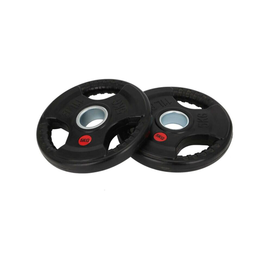 Grip Weight Plates Set Lifting Weights Discs Cast Iron Rubber Gym