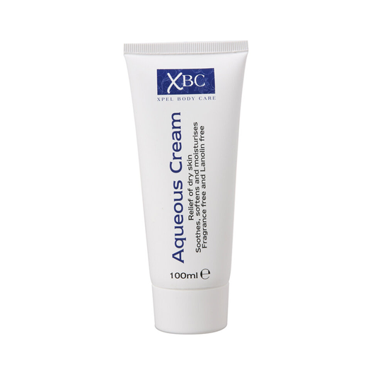 XBC Aqueous Cream Relief Of Dry Skin Soothes Softens Moisturises Cream 100ml X 12