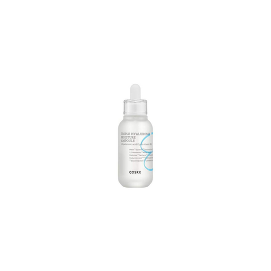 COSRX Hydrium Triple Hyaluronic Moisture Ampoule, 40ml | Hyaluronic Acid Viscous Serum | Korean Skin Care, Vegan, Cruelty Free, Paraben Free, CPN