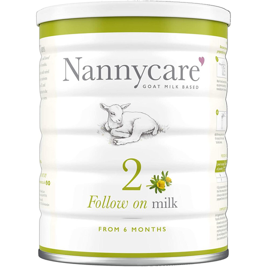 NANNYCARE Goats Milk Follow On Milk - Stage 2 (6-12 months) Follow On Milk made from full cream goat milk. Nutritionally tailored Nanny care goat mi