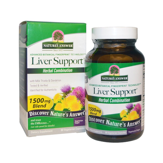 Nature's Answer, Liver Support, 1,500 mcg, 90 Vegetarian Capsules