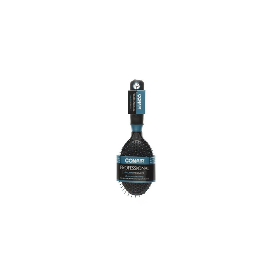 Conair Pro Hair Brush with Wire Bristle, Cushion Base, Colors May Vary