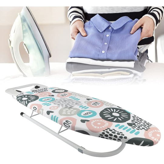 Ironing Board Table Top, Folding Legs for Travel or Space Places