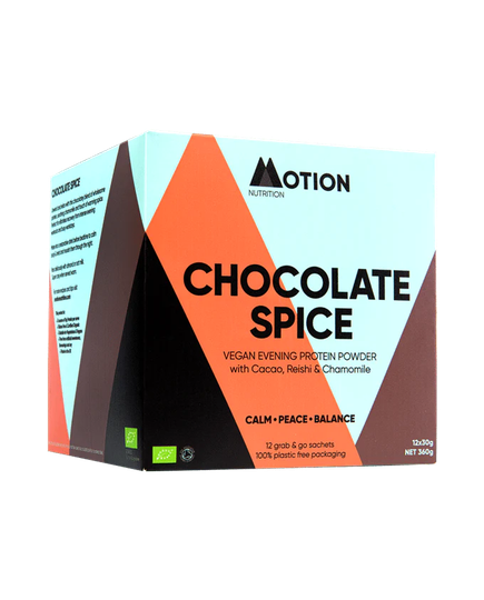 Motion Nutrition Chocolate Spice Evening Shake 360g, 12 Sachets