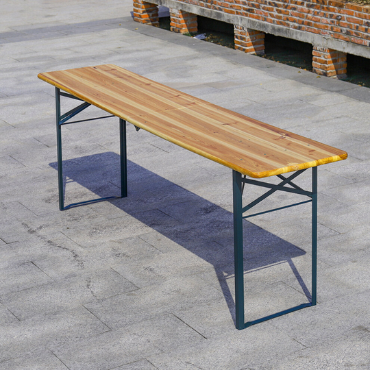Outdoor Wooden Folding Beer Table Garden Furniture