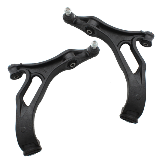 Porsche Cayenne 955 ATV / SUV 2/2003-4/2007 Cast Iron Front Lower Suspension Wishbone Arms Ball Joint Included Drivers & Passenger Side