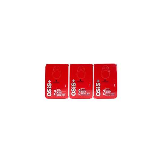 Schwarzkopf 3 x Osis Mess Up Structure paste 100 Ml