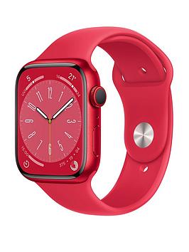 Apple Watch Series 8 (Gps + Cellular), 45Mm (Product)Red Aluminium Case With (Product)Red Sport Band