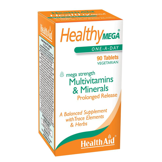 HealthAid Healthy Mega - Prolong Release - 90 Vegetarian Tablets