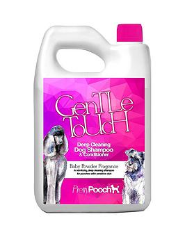 Pretty Pooch Gentle Touch Dog Shampoo &Amp; Conditioner - Baby Powder Fragrance - A Non-Itchy, Professional Deep Cleaning Shampoo For Dogs With Sensitive Skin! - 1 X 5L