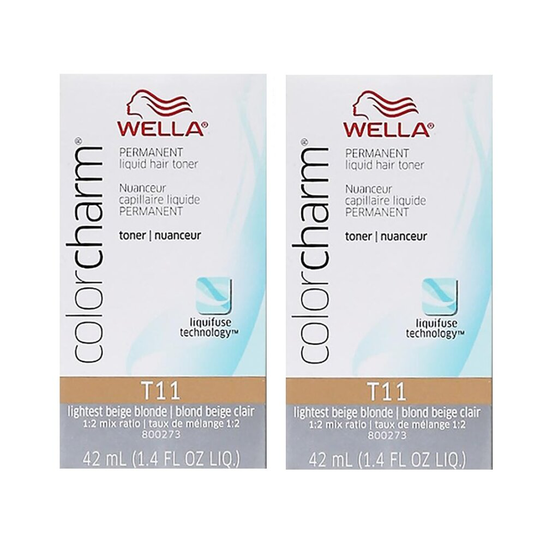 (2pk Lightest Beige Blonde) Wella Blonde Colour Charm | Permanent Liquid Hair Toners