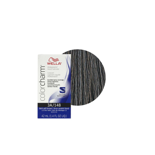 (3A Dark Ash Brown ) Wella Color Charm Permanent Liquid Color | Wella Permanent Hair Dye