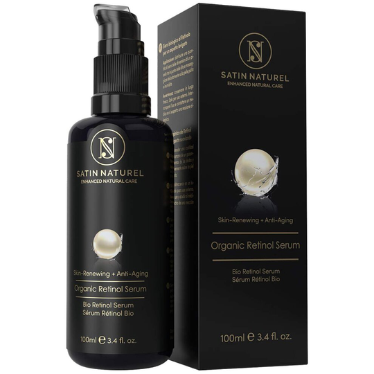 ORGANIC Retinol Serum -100ml Bottle Advanced 3% Retinol Delivery System + 25% Vitamin C Complex w/Aloe Vera, Hyaluronic Acid,100 ml