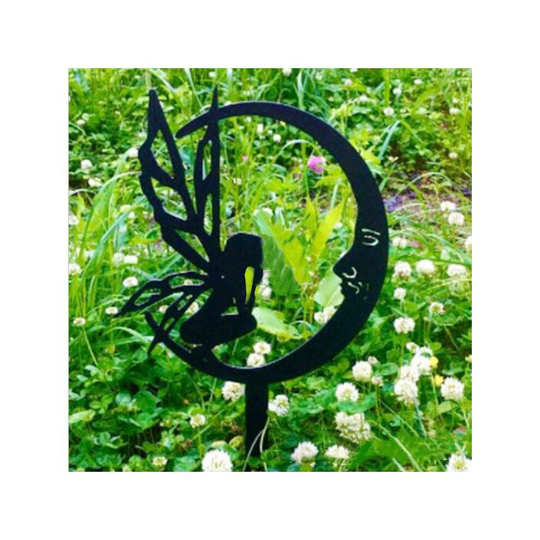 (A) Fairy Garden Metal Iron Crafts Pendant Pendant