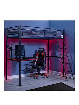 X Rocker Icarus Xl Gaming High Sleeper With Desk, Black