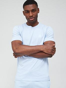 Boss Tales Relaxed Fit T-Shirt-Open Blue