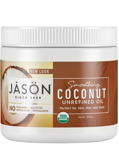 Jason Natural Smoothing Organic Virgin Coconut Oil 443ml