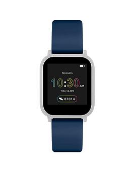 Tikkers Teen Series 10 Navy Silicone Strap Smart Watch, Navy