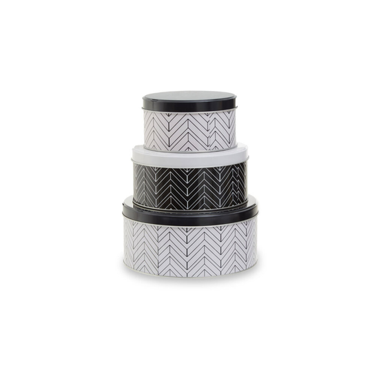 Premier Housewares Set of Three Urban Storage Tins