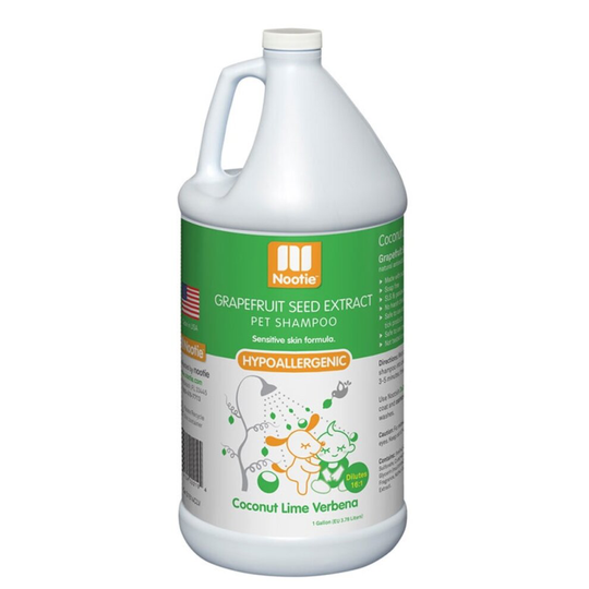 Nootie Hypoallergenic Grapefruit Seed Extract Pet Shampoo - Coconut Lime, 3.8L