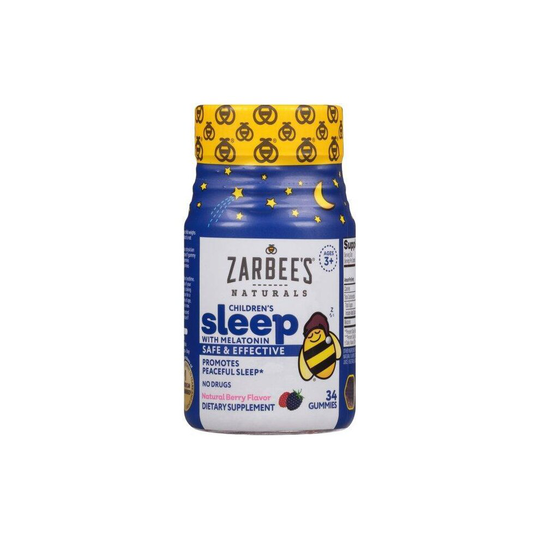 Zarbee's Naturals Children's Sleep Gummies with Melatonin, Berry 34 Ct