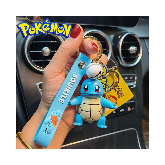 (JeniTurtleKeychain) (Pikachu Keychain) Genuine Authorized Pokemon Pikachu Sleep Model Blind Box Jewelry Gundam Duck