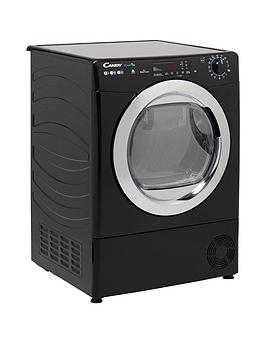 Candy Smart Pro Csoe H9A2De-80 9Kg Heat Pump Tumble Dryer, A++ Rated - Black With Wi-Fi Connectivity
