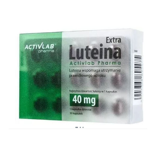 Luteina Extra 30 kap ACTIVLAB OLIMP lutein eyesight vision healthy eyes