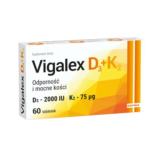 Vigalex 2000 IU D3 + K2 60 tablets