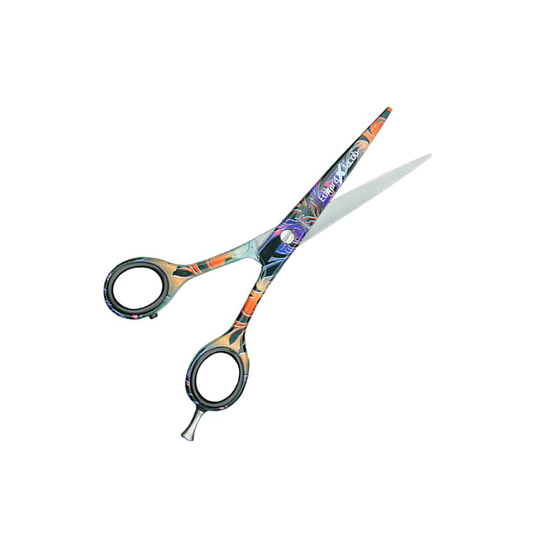 EXJ - Professional Hairdressing Hair Cutting and Hair Styling BARBERS & SALONS Scissors - Patterned - 6"