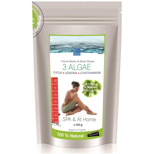 It works Body Algae Wrap 500 g ● Inch-Loss Seaweed Powder ● Weight Control and Anti Cellulite ● Inch-Loss Body Wrap Contour Treatment