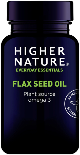 Higher Nature Flax Seed Oil Capsules, 1000mg, 60 Capsules