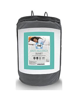 Sealy Anti Allergy 10.5 Tog Duvet - White