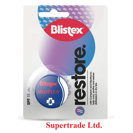 5 X Blistex Medplus Med Plus Lip Repair SPF15 TLC Camphor & Menthol - 7ml