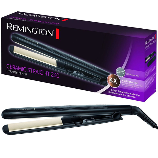 Remington Ceramic 230 Degree Heat Hair Straightener (S3500)